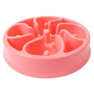 Slow Feeder Dog Bowl - Pink